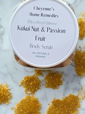 Organic Kukui Nut & Passion Fruit Body Scrub