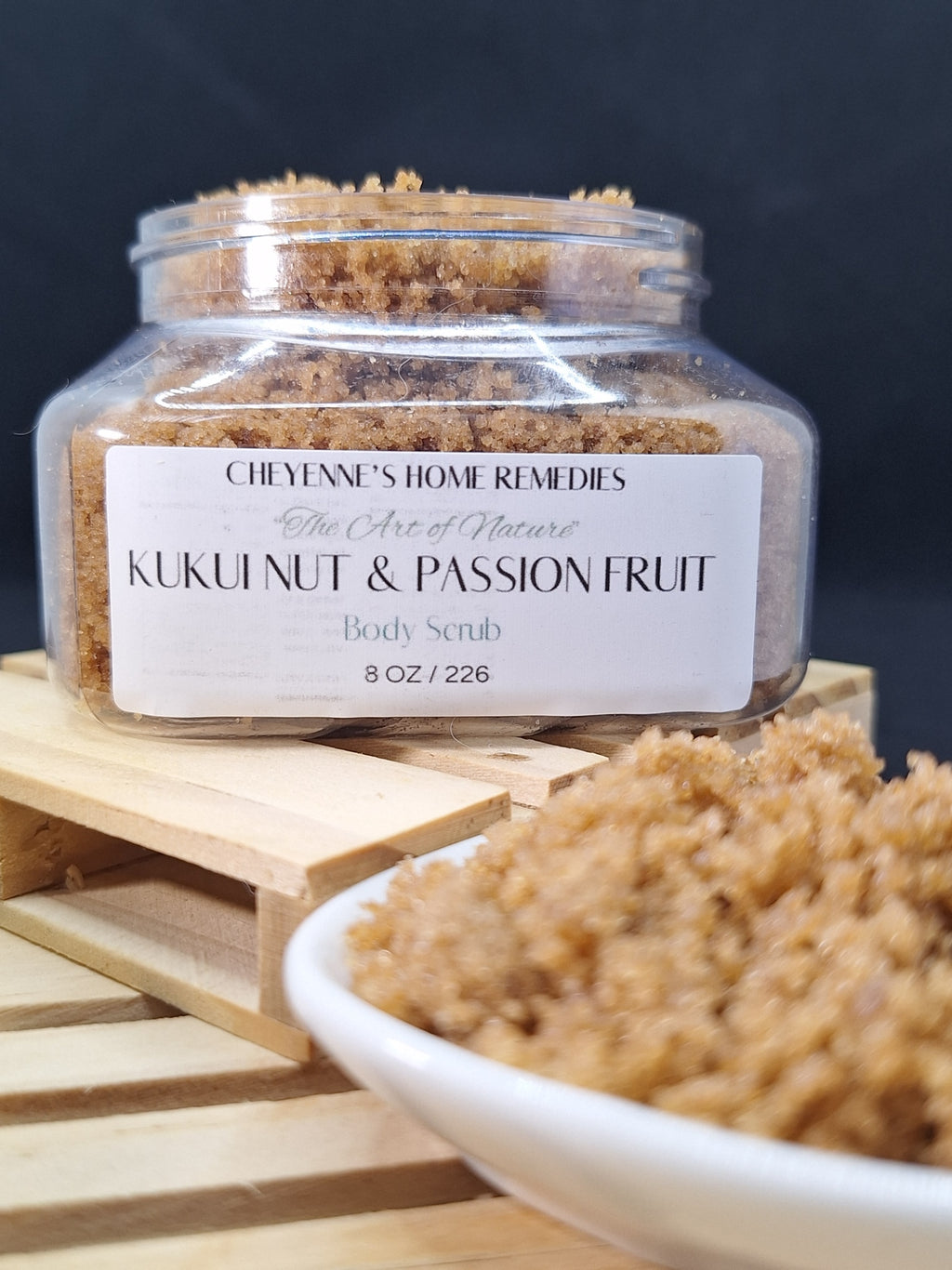 Organic Kukui Nut & Passion Fruit Body Scrub