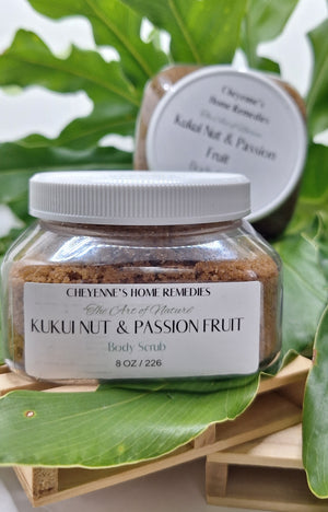 Organic Kukui Nut & Passion Fruit Body Scrub